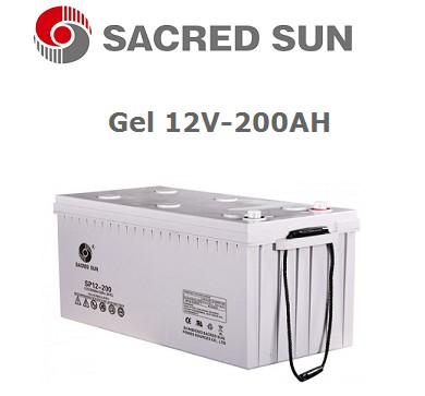 Sacred Sun 12V-200AH GEL Battery